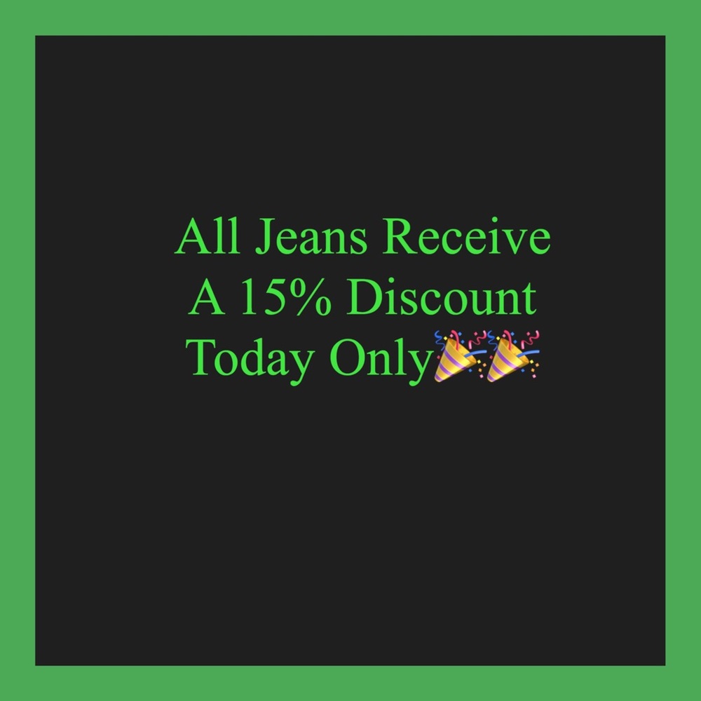 🎉🎉🎉JEANS DISCOUNT SALE🎉🎉🎉